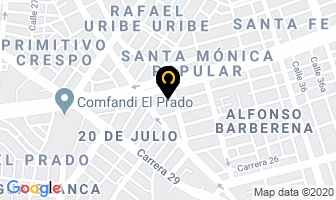 Mapa de Inmobiliaria Sm en Cali