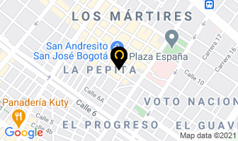 Mapa de Inmobiliaria Trevi S.a. en Bogotá D.C