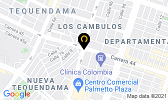 Mapa de Inmobiliaría Unión Ltda en Cali