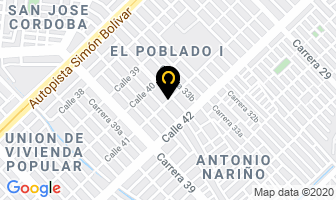 Mapa de Inmuebles & Construcciones Ltda. en Cali