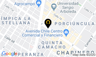 Mapa de Inmuebles Andinos Ltda. en Bogotá D.C