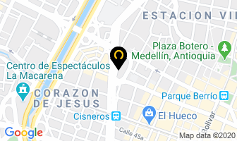 Mapa de Innova Bordados en Medellín