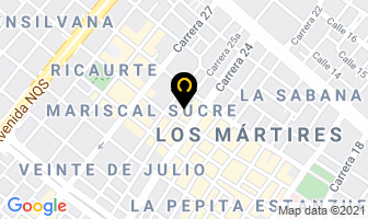 Mapa de Innova Publicidad en Bogotá D.C