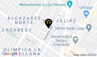 Mapa de Innovar Salud en Bogotá D.C