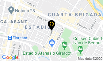 Mapa de Inocuo S.a.s. en Medellín