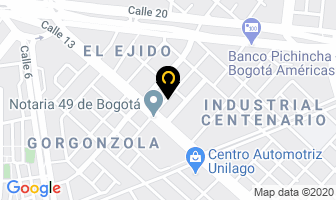 Mapa de Inox Industrial S.a. en Bogotá D.C