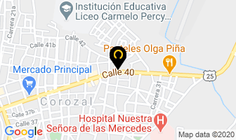 Mapa de Inoxiaceros en Corozal