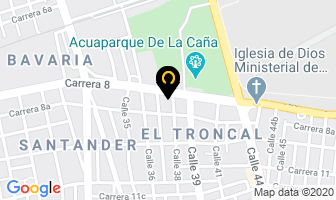 Mapa de Inoxidables Tecniaves Ltda. en Cali