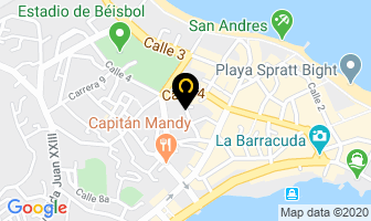 Mapa de Inpescar en San Andrés