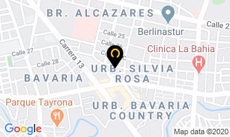 Mapa de Inpro Construcciones en Santa Marta