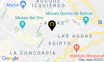 Mapa de Inproquim Ltda. en Bogotá D.C