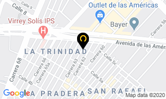 Mapa de Insav Ingenieros Ltda. en Bogotá D.C
