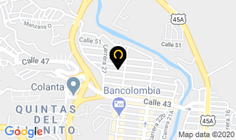 Mapa de Instalaciones Antolinez en Girón