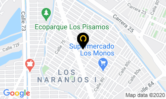 Mapa de Instalaciones Handsome en Cali
