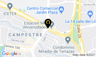 Mapa de Instalaciones L.m S.a.s en Cali