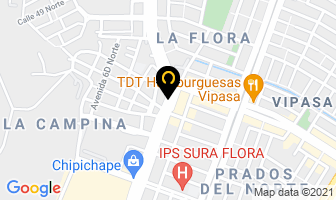 Mapa de Instalaciones Modernas en Cali