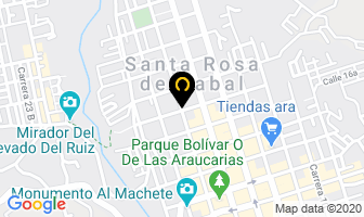 Mapa de Instalvidrios La Hermosa en Santa Rosa de Cabal