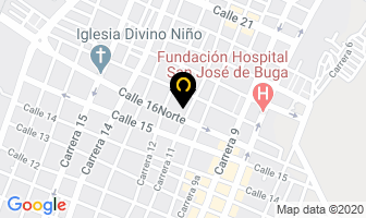 Mapa de Institución Educativa Tulio Enrique Tascón en Buga
