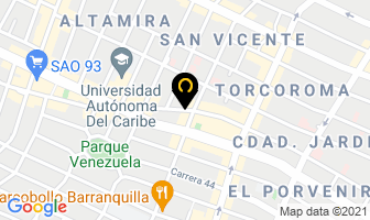 Mapa de Instituto Dermatológico Integral en Barranquilla