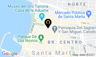 Mapa de Instituto Geográfico Agustín Codazzi en Santa Marta