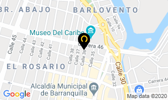 Mapa de Instituto Geográfico Agustín Codazzi en Barranquilla