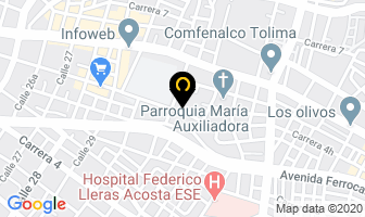 Mapa de Instituto Oftalmológico Del Tolima en Ibagué