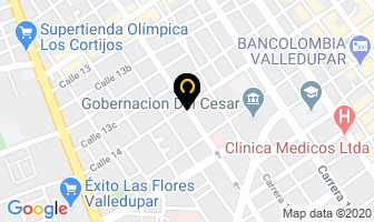 Mapa de Instituto Radiológico Del Cesar en Valledupar
