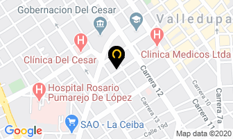 Mapa de Instituto Rafael Núñez en Valledupar