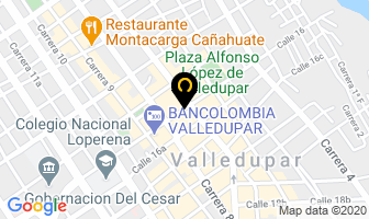 Mapa de Instituto Técnico De La Costa en Valledupar