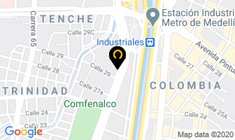 Mapa de Insugec Ltda en Medellín