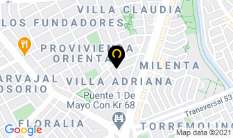 Mapa de Insul Thermic Ltda en Bogotá D.C