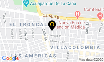 Mapa de Insumos Agropecuarios De Occidente en Cali
