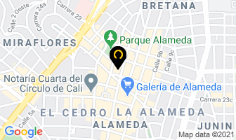 Mapa de Insumos De Colombia Ltda. en Cali