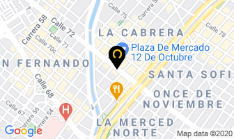 Mapa de Insumos Gómez R en Bogotá D.C