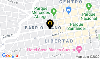 Mapa de Insumos Verona en Cúcuta