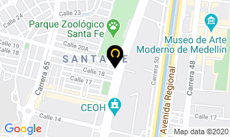 Mapa de Insuprint en Medellín