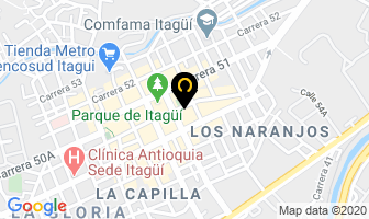 Mapa de Intec Institución Educativa en Medellín