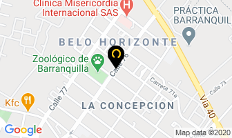 Mapa de Inteco Ltda. en Barranquilla
