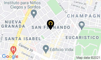 Mapa de Intecs Santa Cecilia en Cali