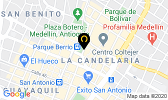Mapa de Integral De Valores en Medellín