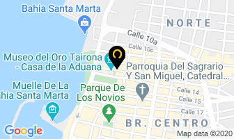 Mapa de Integrales De La Costa Ltda. en Santa Marta