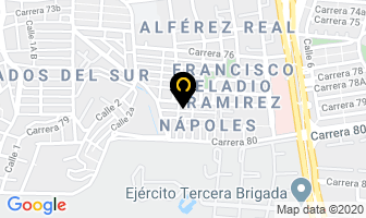 Mapa de Intela Comunications Colombia. en Cali