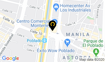 Mapa de Intelicel en Medellín