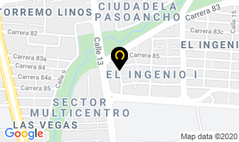 Mapa de Inteligencia Negocios Empresariales Ltda en Cali