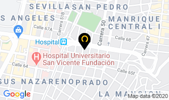 Mapa de Inteltec en Medellín