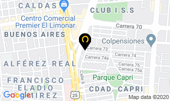 Mapa de Inter-diseño Y Construcciones en Cali
