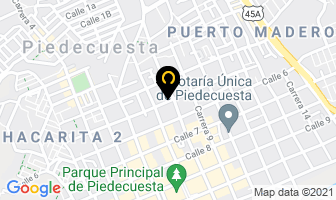 Mapa de Inter Rapidisimo Hoyo Chiquito en Piedecuesta