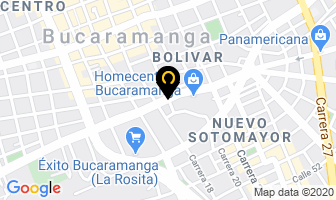 Mapa de Inter Rapidísimo Ltda. en Bucaramanga