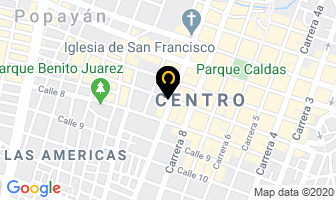 Mapa de Inter Rapidísimo Ltda. en Popayán