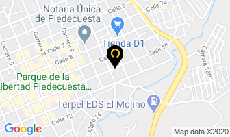 Mapa de Inter Rapidisimo Piedecuesta en Piedecuesta